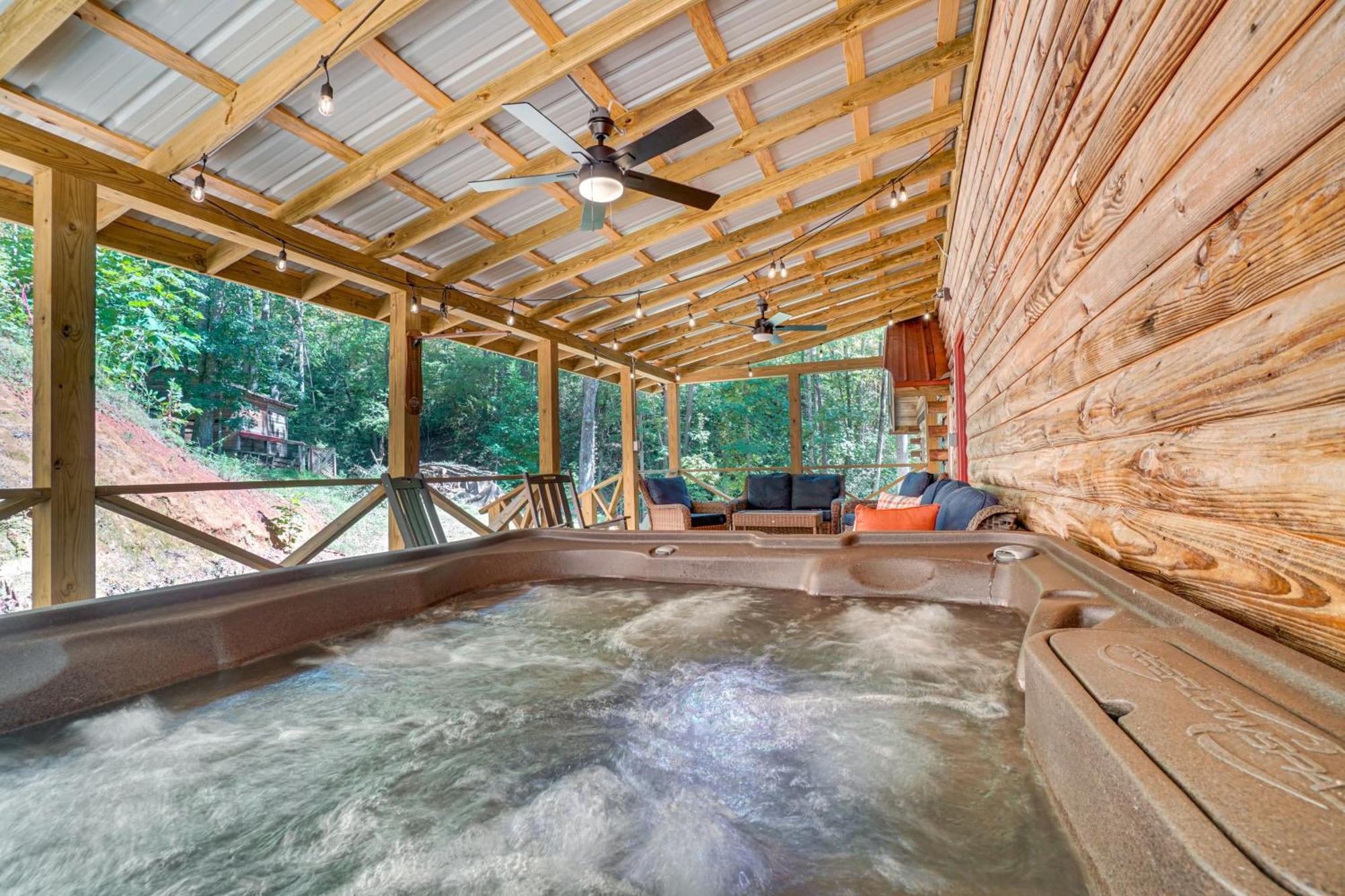 North Georgia Mtn Escape With Hot Tub And Games! Villa Sautee Nacoochee Kültér fotó
